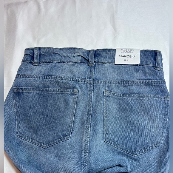 Brave Soul London Franciska Mom Jeans, NWT, Size 12/40 - Picture 11 of 11
